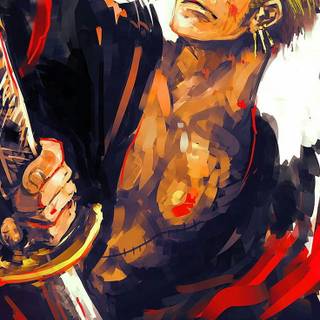 Zoro portrait wallpaper