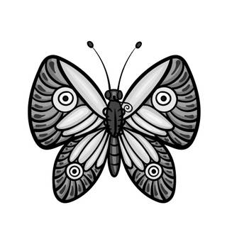 Butterfly drawing easy wallpaper