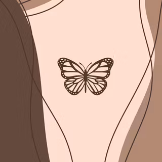 Butterfly drawing easy wallpaper
