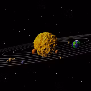 iPhone 8 Solar System wallpaper