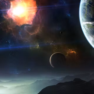 iPhone 8 Solar System wallpaper