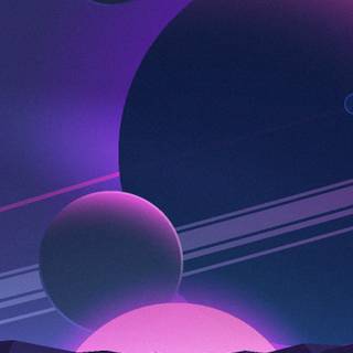 iPhone 8 Solar System wallpaper