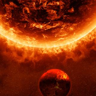 iPhone 8 Solar System wallpaper