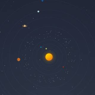 iPhone 8 Solar System wallpaper