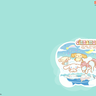 Hello Kitty and Cinnamoroll desktop wallpaper