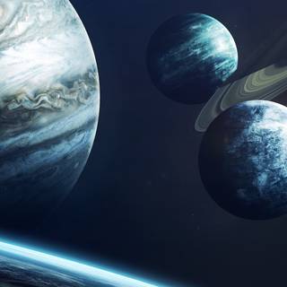 iPhone 8 Solar System wallpaper