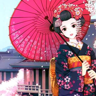 Japanese girl 1920x1080 wallpaper