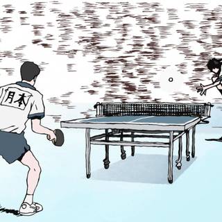 Ping pong anime wallpaper