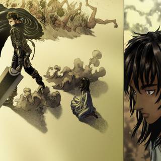 Guts and Casca wallpaper