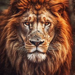 Lion portrait wallpaper