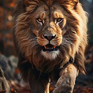 Lion portrait wallpaper