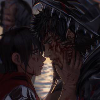 Guts and Casca wallpaper