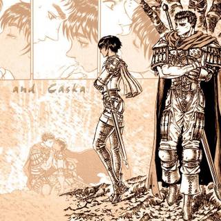 Guts and Casca wallpaper