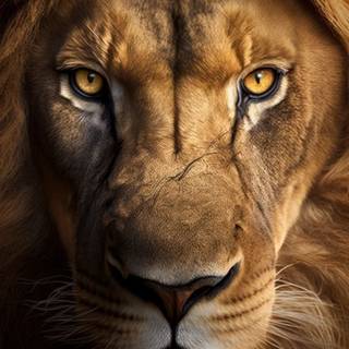 Lion portrait wallpaper