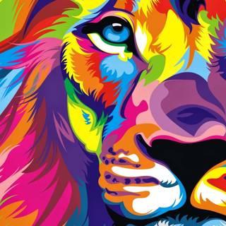 Lion portrait wallpaper