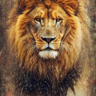 Lion portrait wallpaper