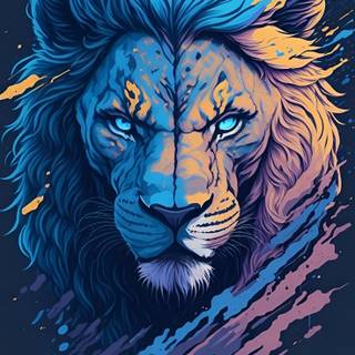 Lion portrait wallpaper