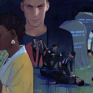 Detroit Become Human Connor wallpaper