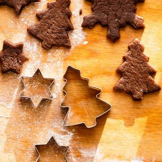 Christmas baking wallpaper