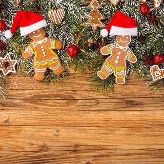 Christmas baking wallpaper