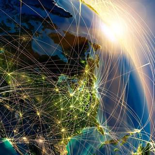 Global network wallpaper