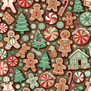 Christmas baking wallpaper