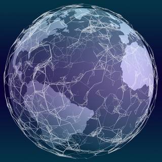 Global network wallpaper