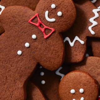 Christmas baking wallpaper