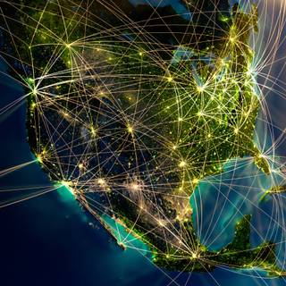 Global network wallpaper