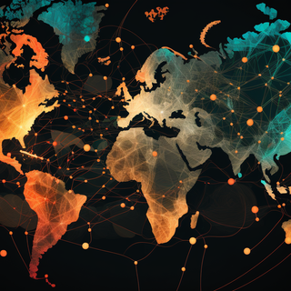 Global network wallpaper