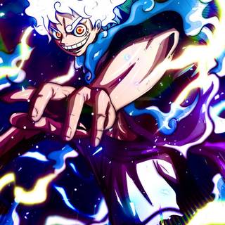 Luffy Gear 5 iPhone HD 4k wallpaper