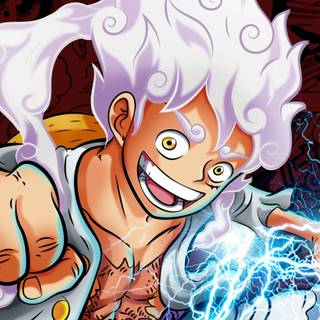 Monkey D. Luffy Gear 5 4k wallpaper