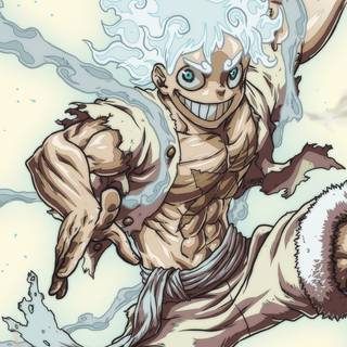 Luffy Gear 5 iPhone HD 4k wallpaper