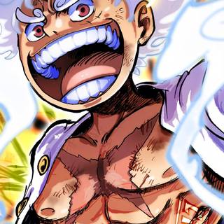 Luffy Gear 5 iPhone HD 4k wallpaper