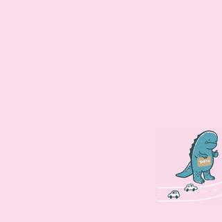 Godzilla pink desktop wallpaper
