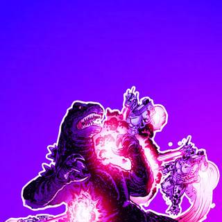 iPhone 12 Pro Godzilla wallpaper