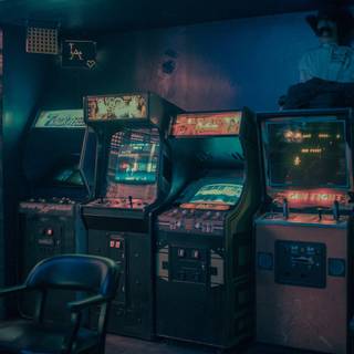 2k retro gaming wallpaper