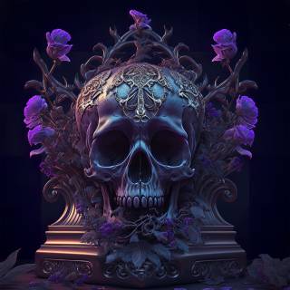 Horror flowers wallpaper