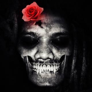 Horror flowers wallpaper