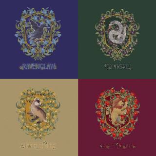 Hogwarts houses symbol wallpaper