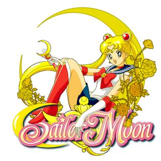 Sailor Moon logo wallpaper