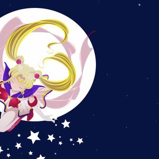 Sailor Moon logo wallpaper