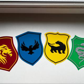 Hogwarts houses symbol wallpaper