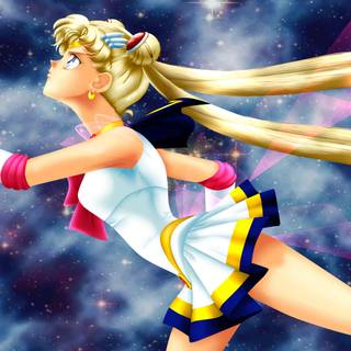 Sailor Moon logo wallpaper