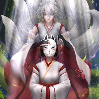 Kitsune Saiguu wallpaper