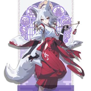 Kitsune Saiguu wallpaper