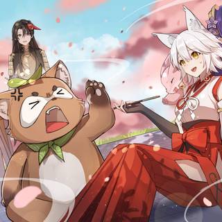 Kitsune Saiguu wallpaper