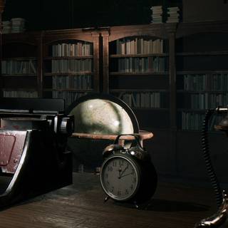 Old office wallpaper