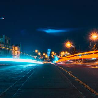 Street light 4k wallpaper