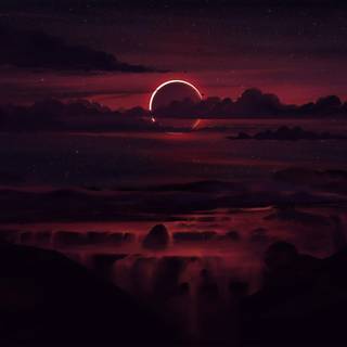 Eclipse 4k wallpaper